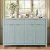 Streamdale Furniture Streamdale Wave-pattern Sideboard Cabinet