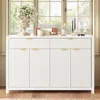 Streamdale Furniture Streamdale Wave-pattern Sideboard Cabinet
