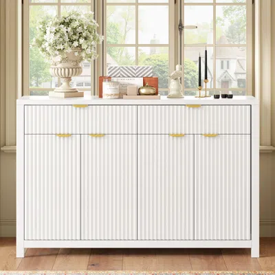 Streamdale Furniture Streamdale Wave-pattern Sideboard Cabinet