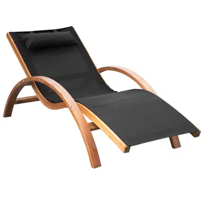 Streamdale Furniture Streamdale Weather-resistant Mesh Lounger With Adjustable Headrest