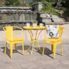 Streamdale Furniture Streamdale Whimsical Bistro Set Durable Iron Table And Chairs