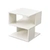 Streamdale Furniture Streamdale White 2-layer Simple Household Bookshelf