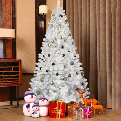 Streamdale Furniture Streamdale White 7.5ft Christmas Tree 1200 Tips Easy Assembly