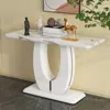 Streamdale Furniture Streamdale White Glossy Bar Table For Living Room