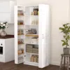 Streamdale Furniture Streamdale White Kitchen Pantry Cabinet With Adjustable Shelves