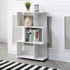 Streamdale Furniture Streamdale White Three-layer Simple Household Bookshelf