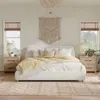 Streamdale Furniture Streamdale White Upholstered Bed Frame