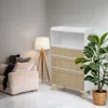 Streamdale Furniture Streamdale White Wood 3-drawer Storage Cabinet
