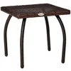 Streamdale Furniture Streamdale Wicker Square Patio Side Table
