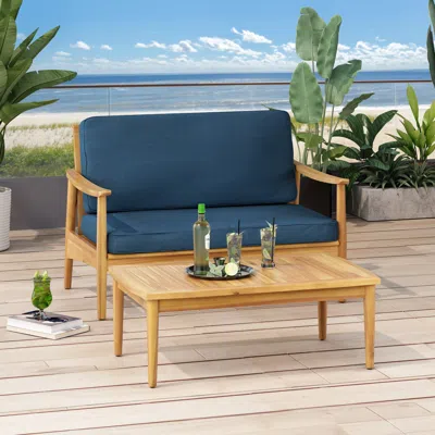 Streamdale Furniture Streamdale Willowbrook Loveseat + Coffee Table