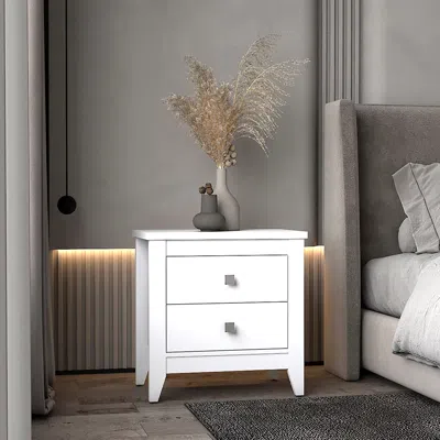 Streamdale Furniture Streamdale Windsor 2-drawer Nightstand