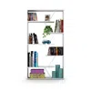 Streamdale Furniture Streamdale Wood Frame Etagere Open Back 6 Shelves Bookcase Industrial
