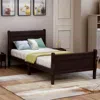 Streamdale Furniture Streamdale Wood Platform Bed Twin Bed Frame Mattress Foundation Sleigh Bed