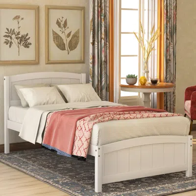 Streamdale Furniture Streamdale Wood Platform Bed With Headboard