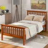 Streamdale Furniture Streamdale Wood Platform Bed With Headboard And Footboard