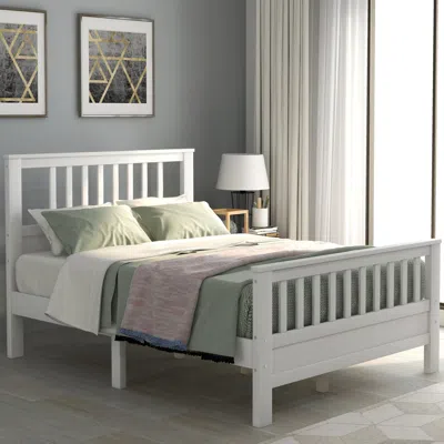 Streamdale Furniture Streamdale Wood Platform Bed With Headboard And Footboard, Full