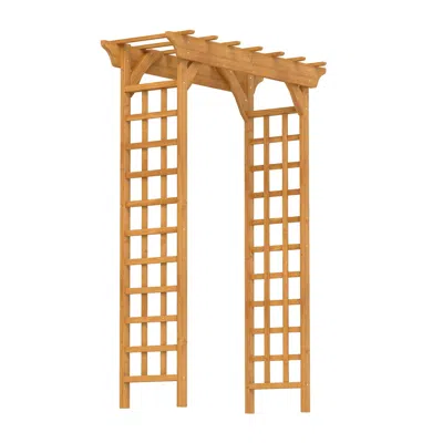 Streamdale Furniture Streamdale Wooden Arbor, Wedding Arch For Ceremony, Wood Trellis For Plant Climbing, Christmas Decor