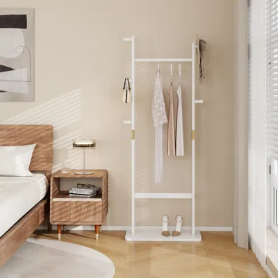 Streamdale Furniture Streamdale Wooden Coat Rack 24"x11"x64" For Bedroom/entry/living