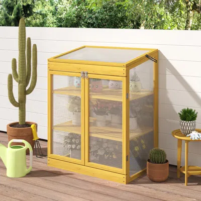 Streamdale Furniture Streamdale Wooden Cold Frame Greenhouse