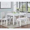 Streamdale Furniture Streamdale Wooden Dining Rectangular Table With Bench