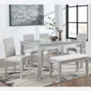 Streamdale Furniture Streamdale Wooden Dining Rectangular Table With Bench