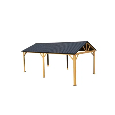 Streamdale Furniture Streamdale Wooden Frame Gazebo: Outdoor Pavilion For Patio & Garden