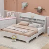Streamdale Furniture Streamdale Wooden Full Size House Bed With Storage Headboard