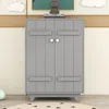 Streamdale Furniture Streamdale Wooden Wardrobe Cabinet With Hanging Rod