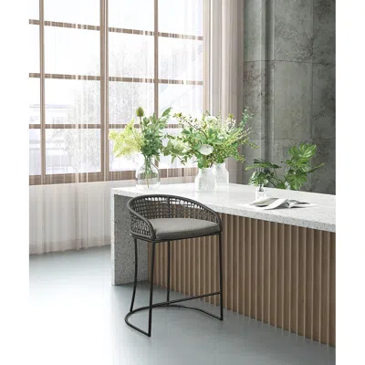 Streamdale Furniture Streamdale Woven Counter Stool 25"