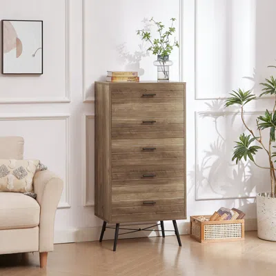Streamdale Furniture Streamdale X-shaped Sturdy Steel Frame Dresser For Stable And Lasting Storage