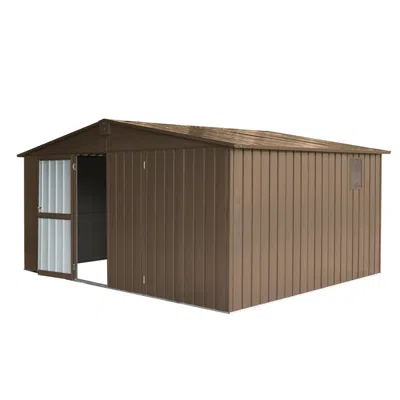 Streamdale Furniture Streamdale Xl Weatherproof Storage Shed (900 Cu. Ft.) With Double Doors