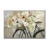 Streamline Art Autumn Bike Framed Canvas Art In Green