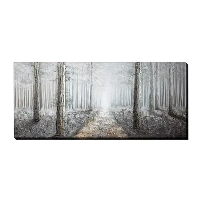Streamline Art Misty Woods 3d Oil Painting Canvas Art In Multi