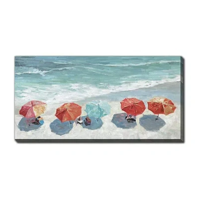 Streamline Art Summers Delight Canvas Art In Red