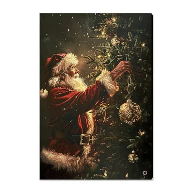 Streamline Art The Finishing Touch Light-up Canvas Art In Green