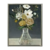 Streamline Art Vintage Yellow Bouquet Ii Framed Canvas Art In Green