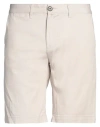 Street Gallery Man Shorts & Bermuda Shorts Beige Size 36 Cotton