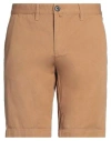 Street Gallery Man Shorts & Bermuda Shorts Brown Size 34 Cotton In Brown