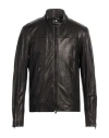 Street Leathers Man Jacket Black Size 3xl Soft Leather
