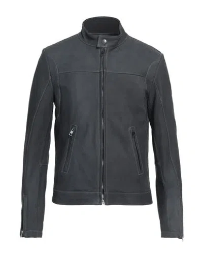 Street Leathers Man Jacket Black Size M Leather