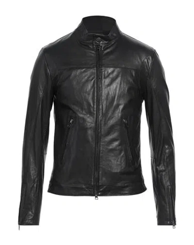 Street Leathers Man Jacket Black Size Xl Leather