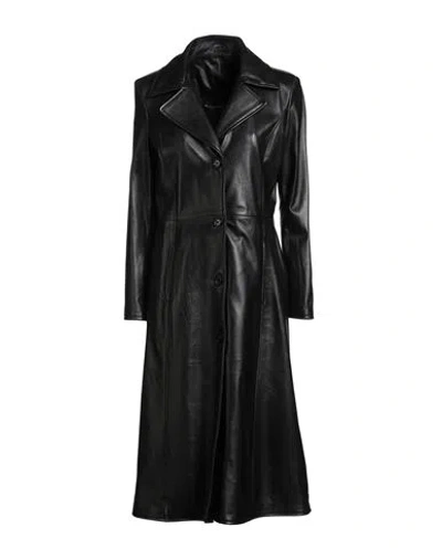 Street Leathers Woman Coat Black Size Xl Leather