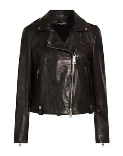 Street Leathers Woman Jacket Black Size L Leather