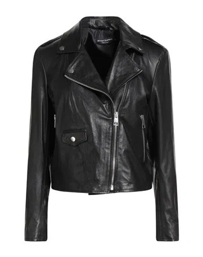 Street Leathers Woman Jacket Black Size M Leather