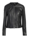 Street Leathers Jackets In Black
