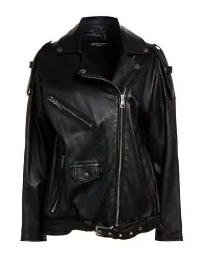 Street Leathers Woman Jacket Black Size Xs Leather