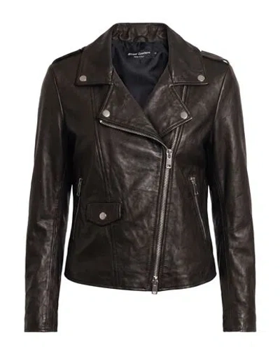 Street Leathers Woman Jacket Black Size Xs Leather