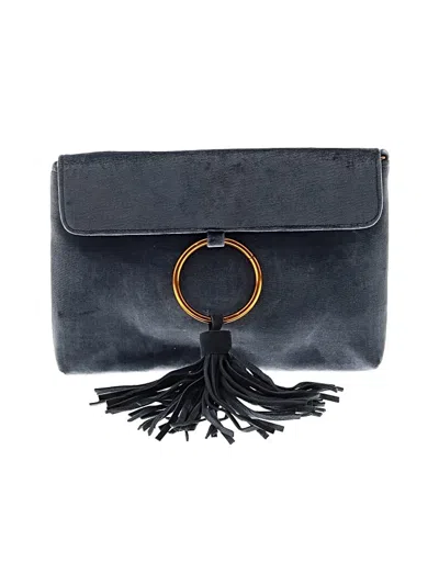 Pre-owned Street Level Clutch In Blue