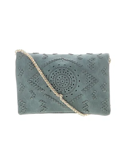 Pre-owned Street Level Clutch In Teal