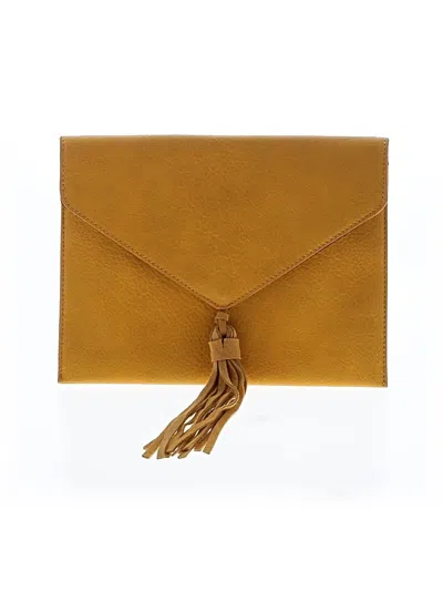 Pre-owned Street Level Clutch In Yellow